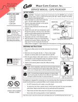 Wilbur Curtis Company CAFE 3DB User manual