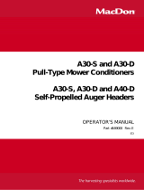 MacDon A30-S, A30-D & A40-D User manual