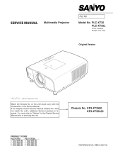 Sanyo PLC-XT35 User manual