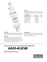 Ohlins HO428 Mounting Instruction