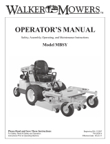 Walker MBSY User manual