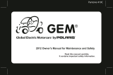 GEM Gem Owner's manual