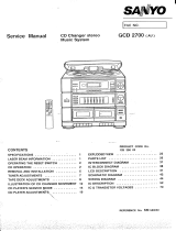 Sanyo GCD 2700 User manual