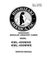 Hoshizaki American, Inc. KML-400MWE User manual