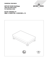 Mettler Toledo K..x-T4 Installation guide