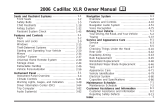 Cadillac 2006 XLR Owner's manual