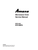 Amana RFS18G Owner's manual
