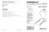 Weslo CADENCE 55 WETL13606.0 User manual
