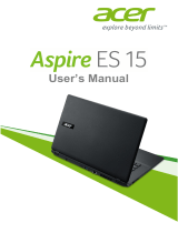 Acer Aspire ES 15.6 Inch AMD E1 4GB 1TB Laptop User manual