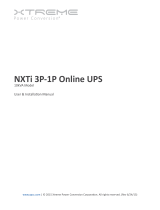Xtreme NXTI 3P-1P User manual