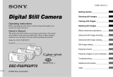 Sony DSC-P52 User manual