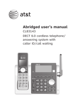 AT&T CL83143 User manual