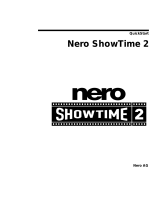 Nero ShowTime 2 Owner's manual