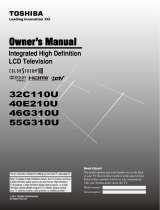 Toshiba 40E210U1 User manual