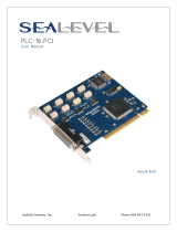 SeaLevel PLC-16.PCI User manual