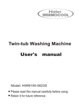 Haier HWM150-0523S User manual