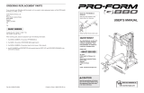 ProForm G880 Owner's manual