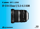 Canon EF-S 10-22mm f/3.5-4.5 USM User manual