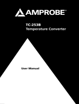 Amprobe TC-253B Temperature Converter User manual