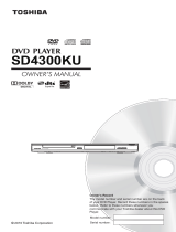 Toshiba SD4300 User manual