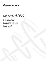 Lenovo IdeaTab A7600 Owner's manual