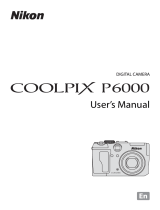 Nikon P6000 User manual