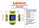 Lenco MP3 Sportwatch 100 User guide