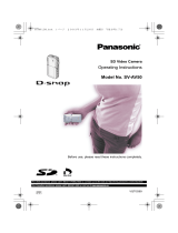 Panasonic SV-AV50 D-snap User manual