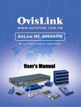 OvisLink AirLive-WL-8064ARM Owner's manual