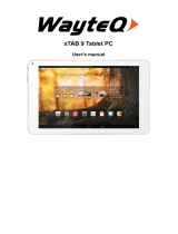 WayteQ XTab 9 User manual