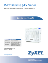 ZyXEL P-2812HNU-51c User manual