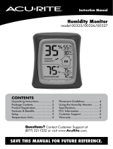 AcuRite Temperature and Humidity Monitor User manual