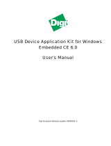 Digi USB Device Application Kit User manual