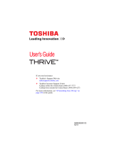 Toshiba AT100 User manual