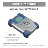 Archos Jukebox Recorder v2 User manual