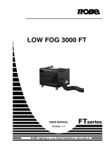 Robe Low Fog 3000 FT User manual
