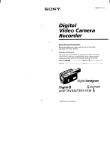 Sony DCR-TRV103 Operating instructions