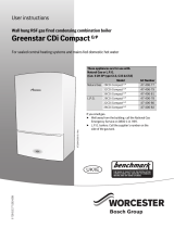 Worcester Greenstar CDi Compact Combi ErP (01.09.2014-onwards) Operating instructions