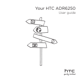 HTC ADR6250 User guide