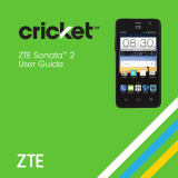 ZTE Sonata 2 Cricket Wireless Owner's manual