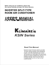 Klimaire KSIN018-H215 -O / -I User manual