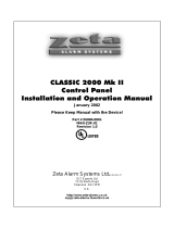 Zeta Classic 2000 MKII User manual