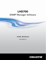Christie LHD700 User manual
