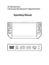 Farenheit TFT Monitor/DVD/AM/FM Owner's manual