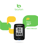 Bryton Rider 20+ User manual