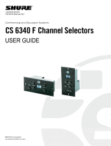 Shure CS6340F User guide