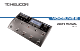 TCHELICON VOICELIVE 2 Owner's manual