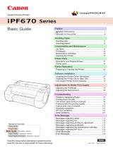 Canon imagePROGRAF iPF670 MFP L24 Owner's manual