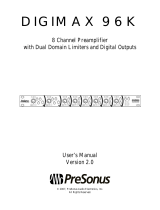 PRESONUS DigiMax 96k User manual
