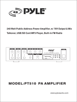 Pyle PT510 User manual